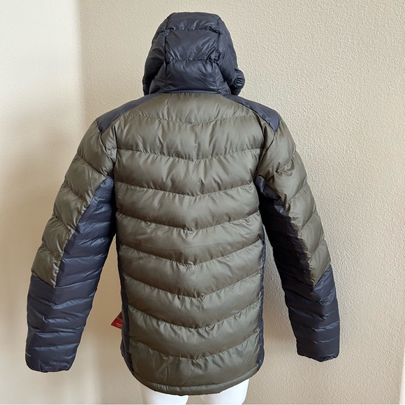 Columbia NWT Labyrinth Loop II Hooded Jacket Omni Heat Small Khaki Green & Gray - Picture 5 of 15